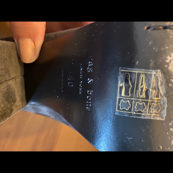 Rag and Bone Harrow booties grey suede size 40 - Picture 10 of 14